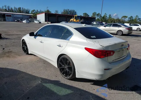 2014 Infiniti Q50 Premium из США, поврежденный, VIN JN1BV7AP0EM674683